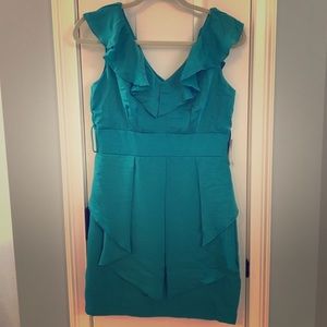 Teeze Me size 7 teal dress NWT!